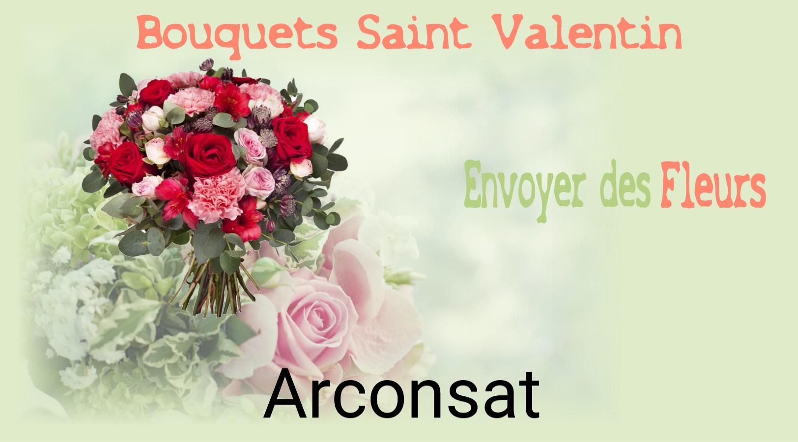 Roses de Saint-Valentin livrées à Arconsat